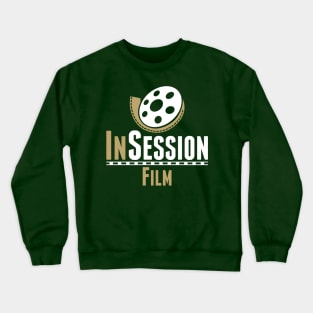 InSession Film Gold and White Logo Crewneck Sweatshirt